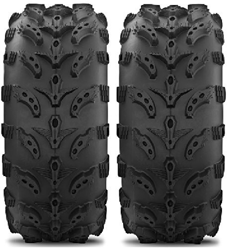 Interco Swamp Lite 25x10-12 (6ply) ATV Tires - Pair of 2 - All-Terrain Mud Tires for Off-Road Adventures, Hunting & Farm Use