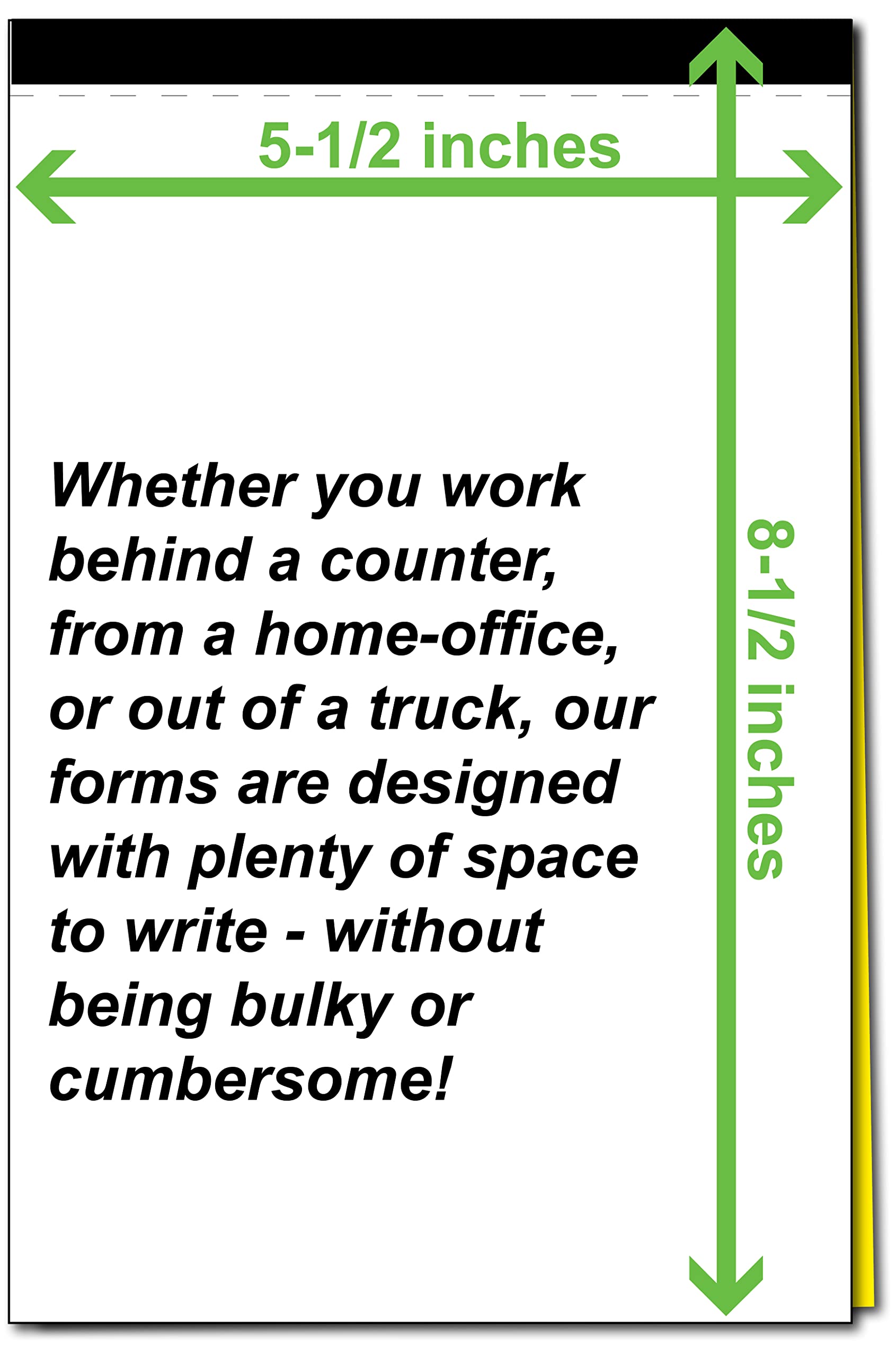 Custom Duplicate Receipt Books with Your Company Name - 2 Pack (100 Sets) Numbered Carbon Copy - Ideal for Small Business, Retail Stores & Service Providers