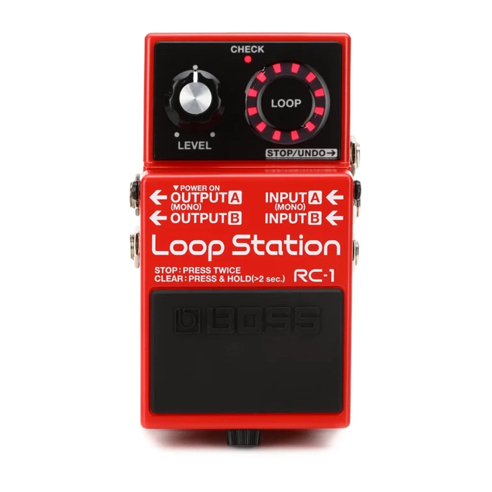 Boss RC-1 Loop Station Guitar Pedal - Compact Loop Effects for Live Performance & Music Creation | Perfect for Guitarists & Musicians in Studio & Stage