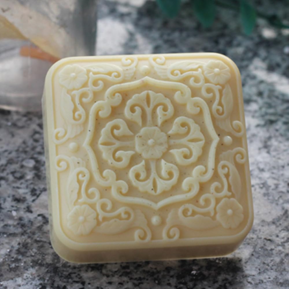 Premium Silicone Soap Molds for DIY Handmade Soap Making - Flower Shaped Reusable Candle & Resin Molds (Set of 6) - Perfect for Home Crafts, Wedding Favors, and Spa Gifts