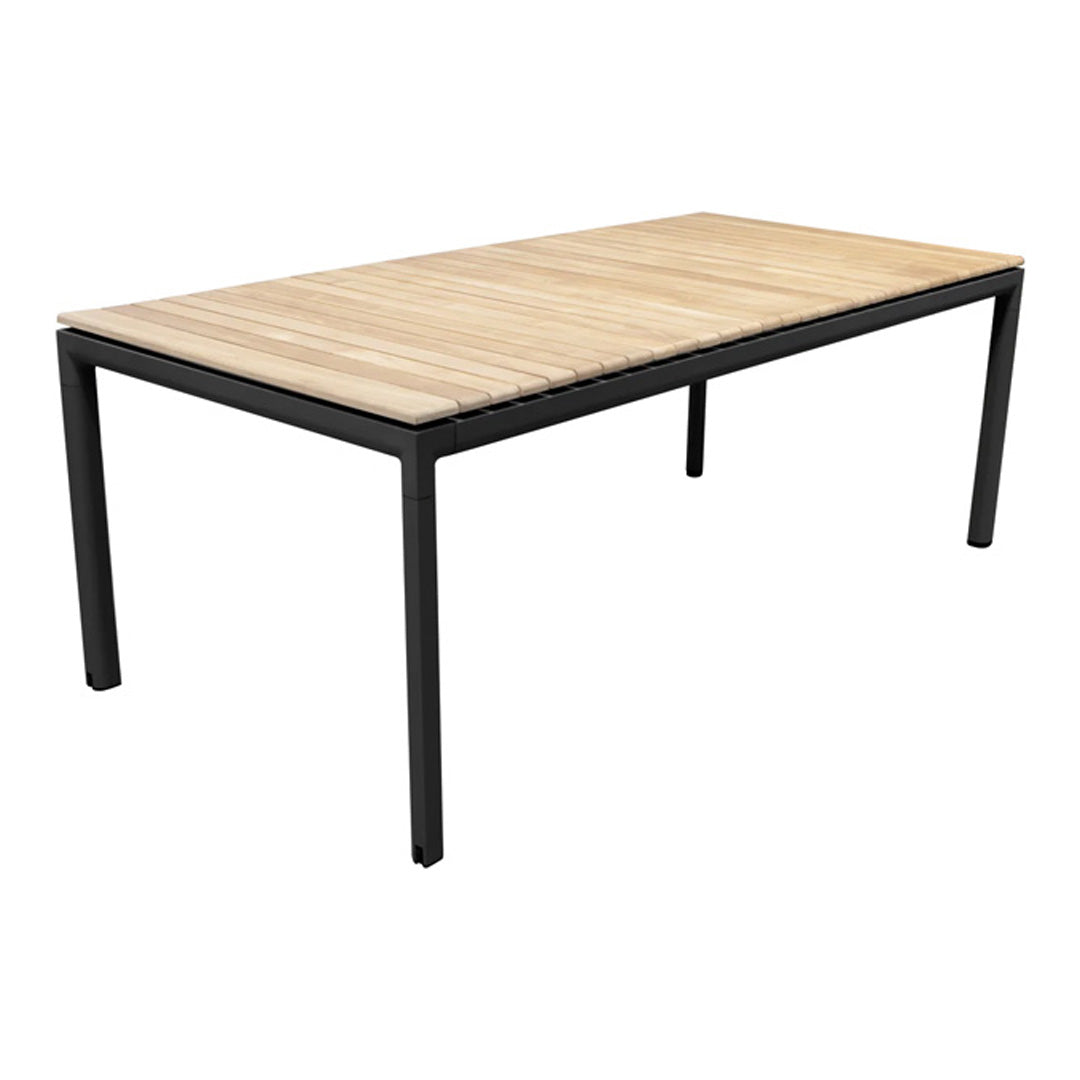 Extendable Outdoor Dining Table - Patio, Garden, Deck Furniture for 6-8 People - Perfect for BBQs, Parties & Family Gatherings