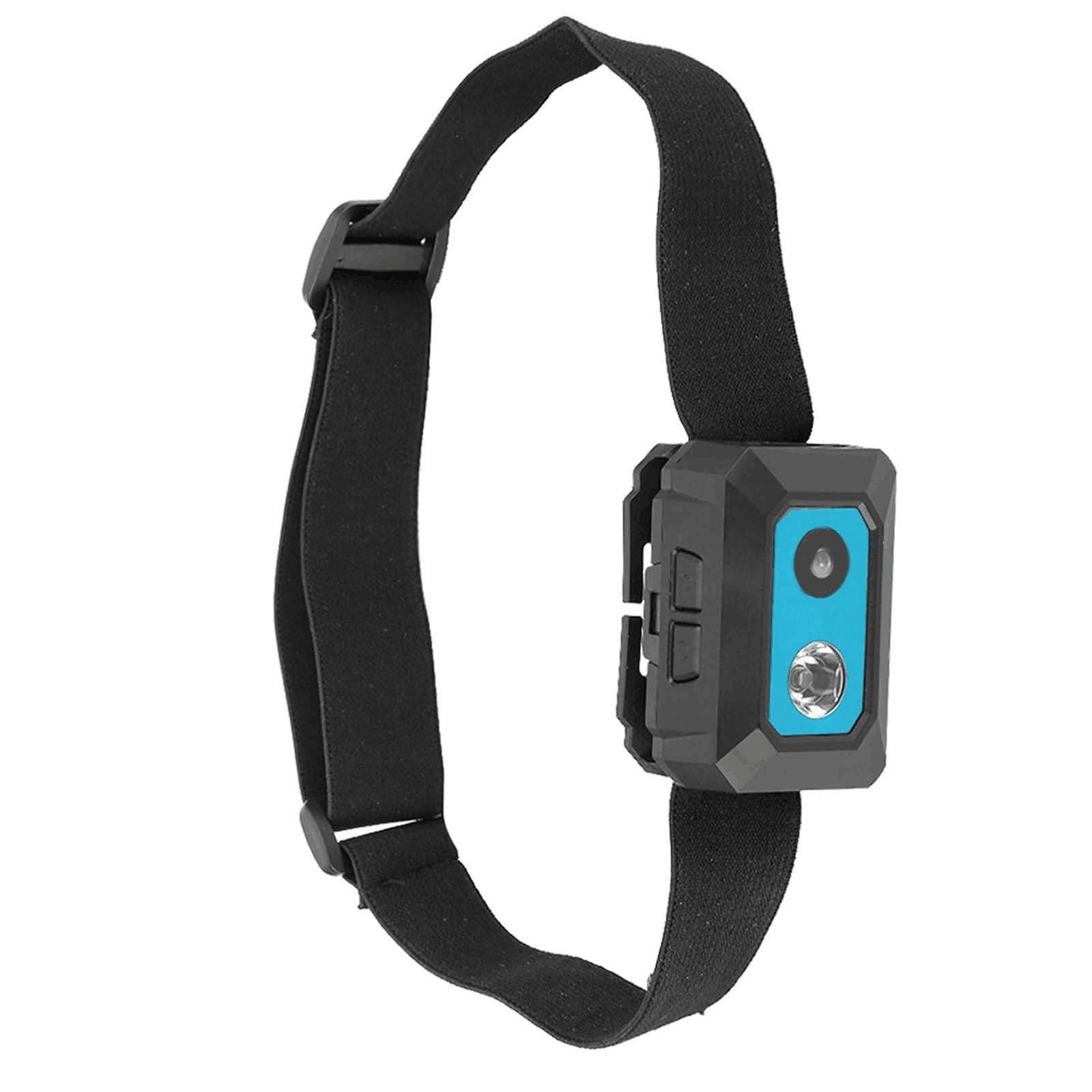 F18 Wearable Head Mount Camera - 1920x1080P HD Video, 1.3MP Camera Module with Night Vision - Perfect for Hands-Free Recording, Outdoor Adventures, Sports Activities & Security Surveillance