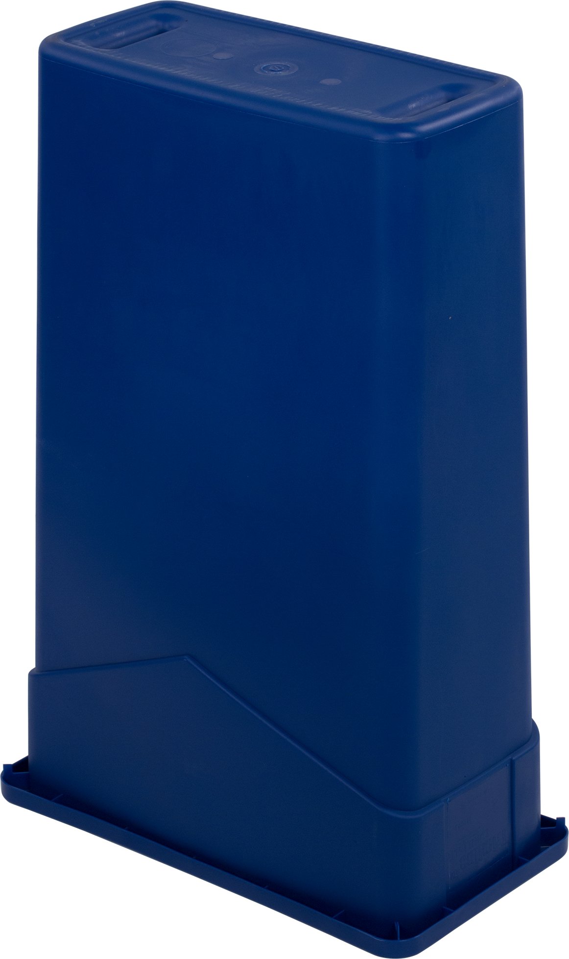 Carlisle 34202314 23-Gallon Blue Polyethylene Rectangular Waste Containers - Set of 4 for Kitchen, Office, and Commercial Use