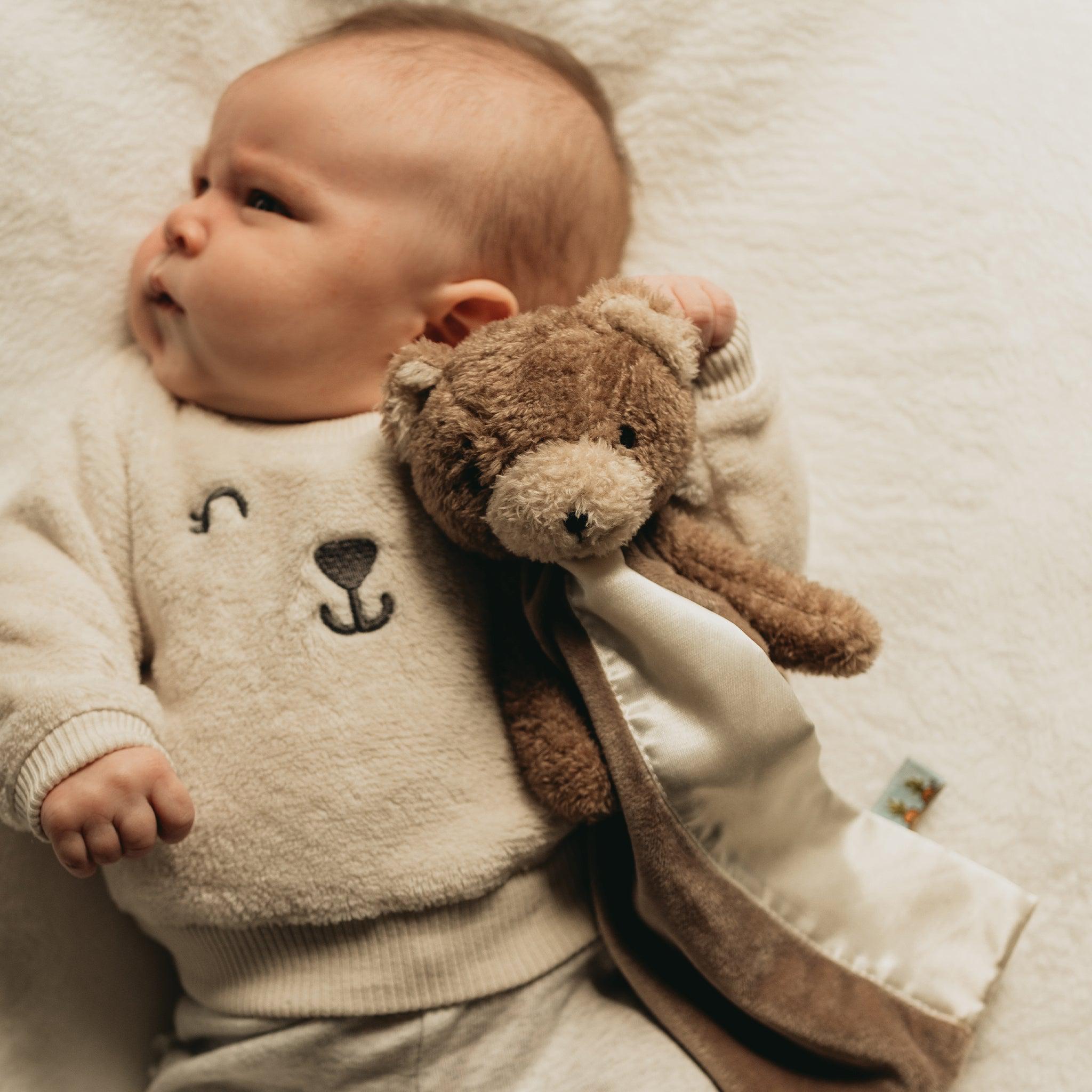 Cubby the Bear Bye Bye Buddy - Soft Plush Stuffed Animal Toy for Kids, Perfect for Bedtime, Travel & Comfort | Adorable Gift for Babies & Toddlers