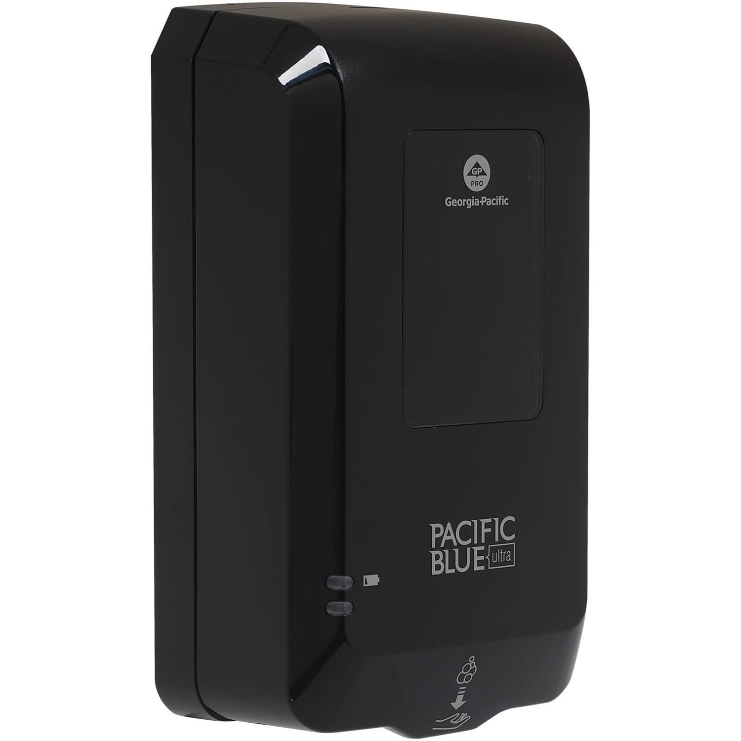 Georgia-Pacific Pacific Blue Ultra Automated Soap Dispenser - Touchless Wall Mount Black | Easy Installation & Maintenance | Battery Included | Ideal for Restrooms, Kitchens & Public Spaces