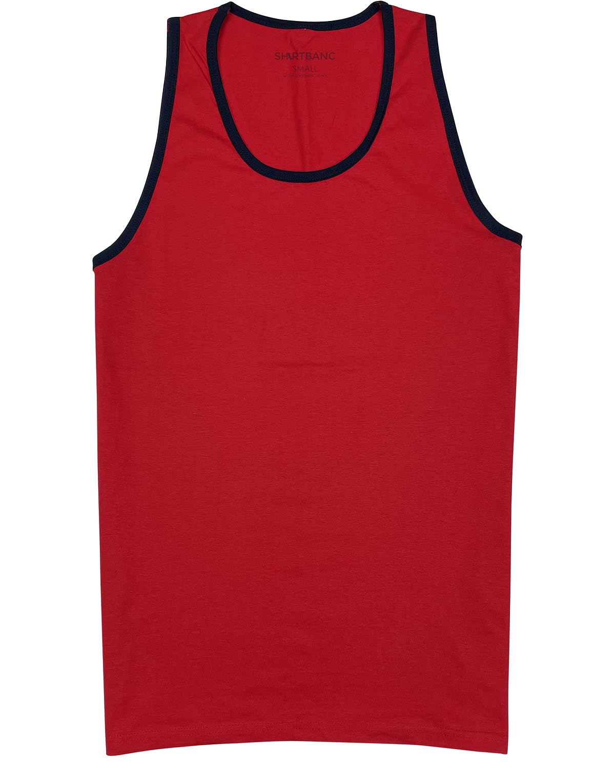 SHIRTBANC Men's Cotton Tank Top - Breathable Workout Shirt for Gym, Running & Beach | Sleeveless Muscle Tee for Summer Outdoor Activities