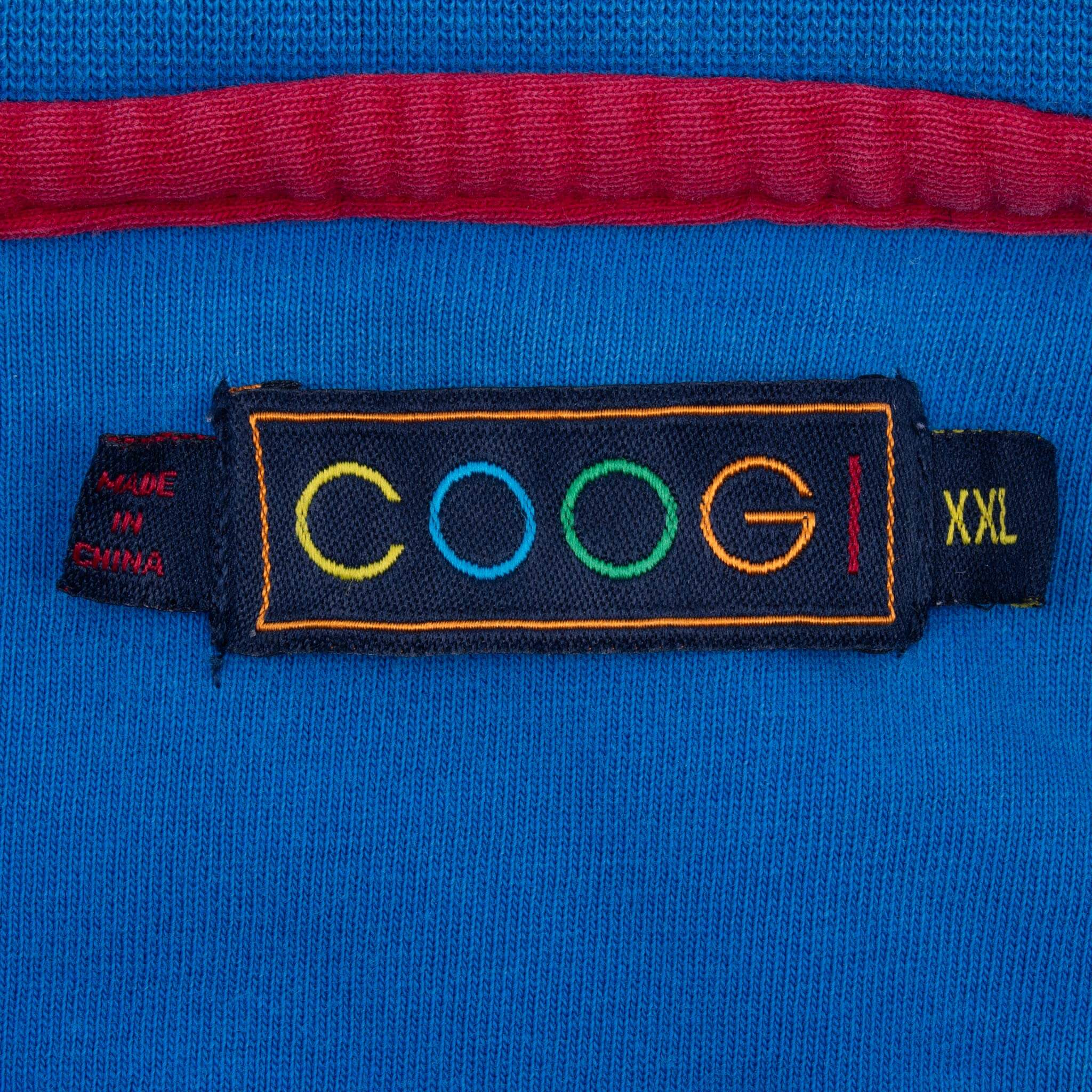 Vintage Coogi All Over Print T-Shirt 2000s Retro Style 2XL - Casual Streetwear for Men, Perfect for Hip Hop Fashion & 90s Theme Parties