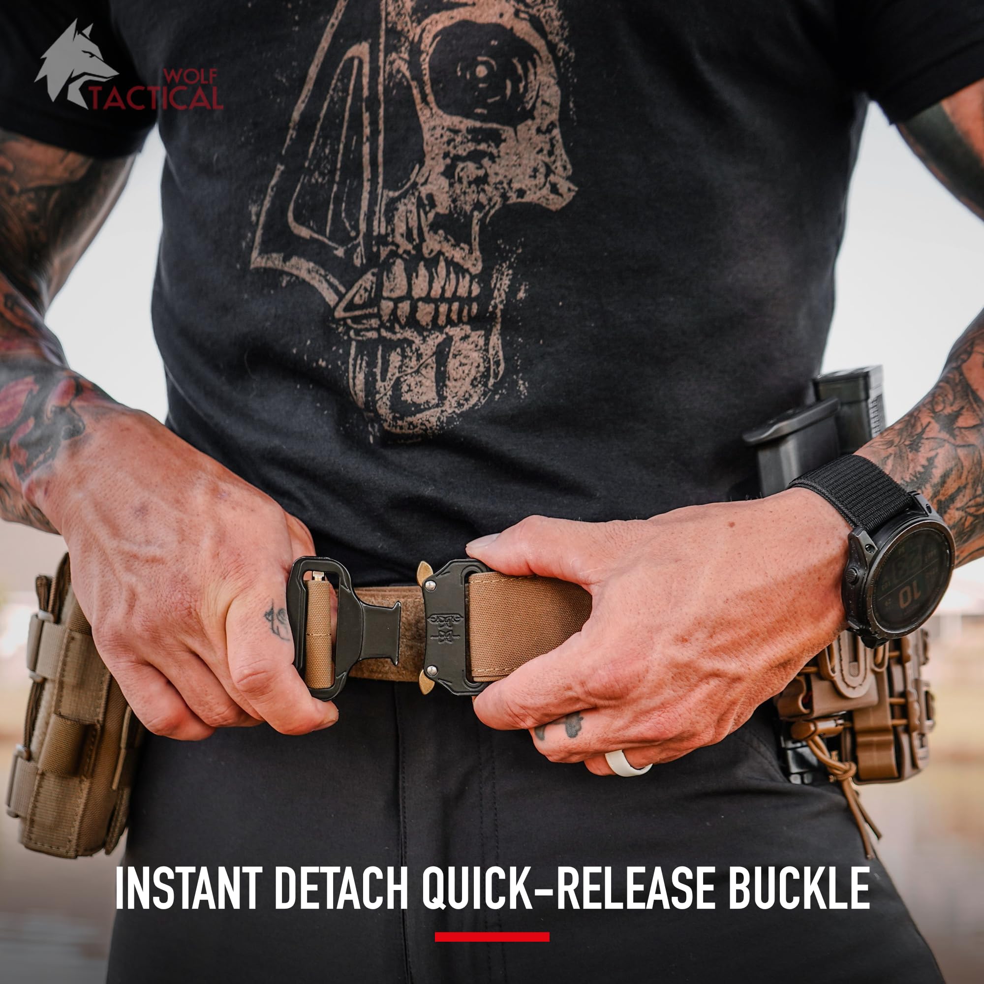 WOLF TACTICAL Molle Battle Belt Lite - 1.75