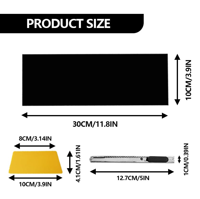 3PCS Matte Black Vinyl Car Wrap Emblem Overlay Kit - DIY Decals for Chevy Bowtie Logo & Universal Vehicle Emblems | Easy Installation, Durable Adhesive | Perfect for Car Customization, Auto Detailing & Personalization Projects