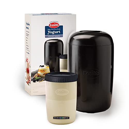 EasiYo Yogurt Maker Kit - Reusable Yogurt Jar with 3 Easy Steps for Homemade Yogurt | Compatible with All EasiYo Yogurt Flavors | Made with New Zealand Grass-Fed Cow Milk | Perfect for Healthy Breakfast, Snacks & Meal Prep