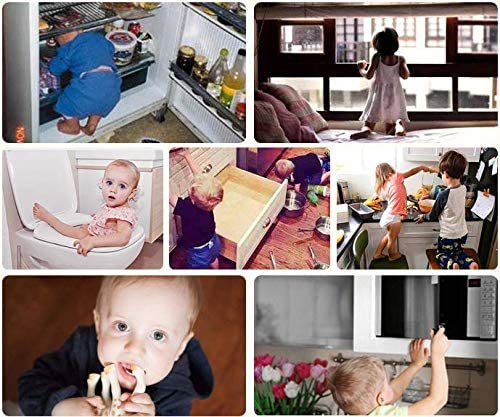 Olpad Fridge Door Lock - 1PC Refrigerator & Freezer Child Safety Lock with Keys & Strong Adhesive | Secure Mini Fridge, Cabinet & Appliance Doors | Perfect for Childproofing Homes, Dorms & Offices