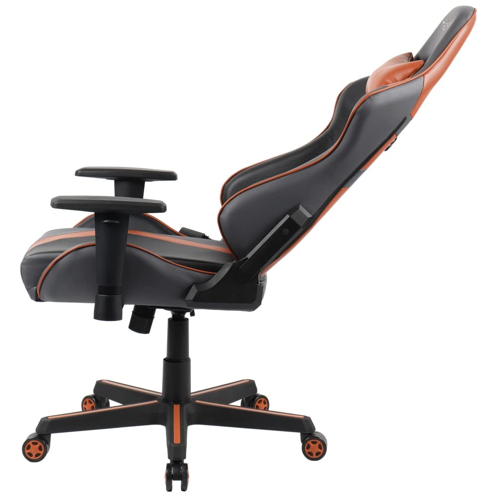 Ergonomic Office & Gaming Chair - Red PU Leather High Back Computer Chair with Lumbar Support for Home, Office, and Gaming Setup - Comfortable Desk Chair for Long Hours of Work or Play