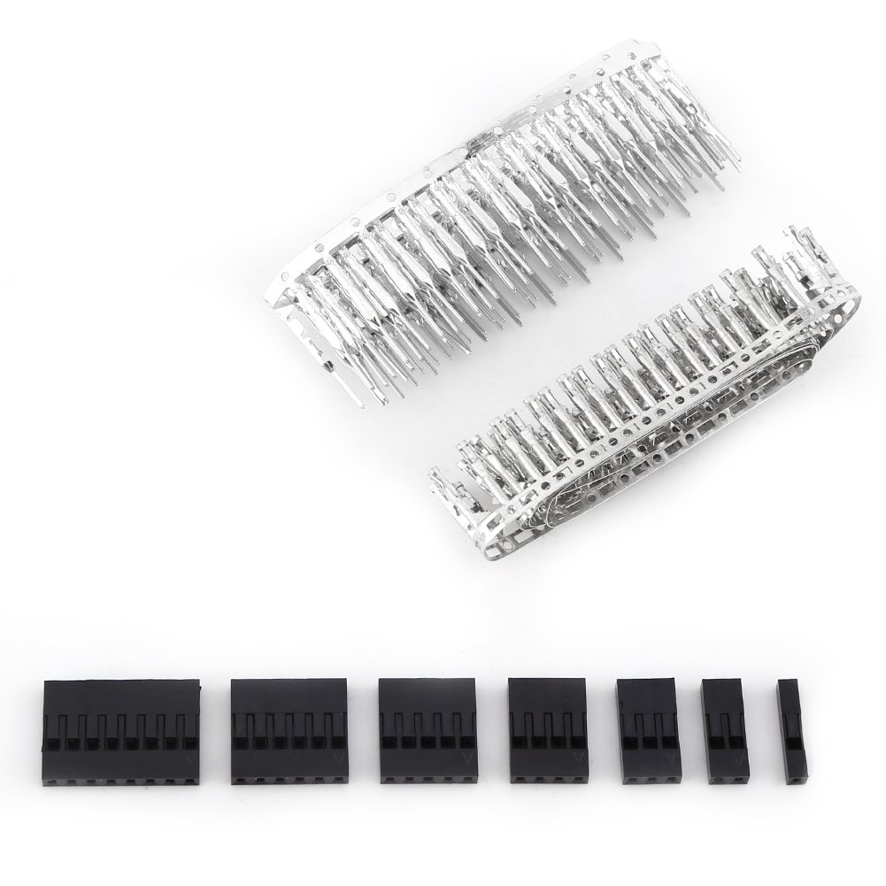 Durable Jumper Header Pins - High-Quality Sturdy Jumper Wires for Electronics Prototyping, Computer Building & DIY Projects | Perfect for Arduino, Raspberry Pi & PCB Connections