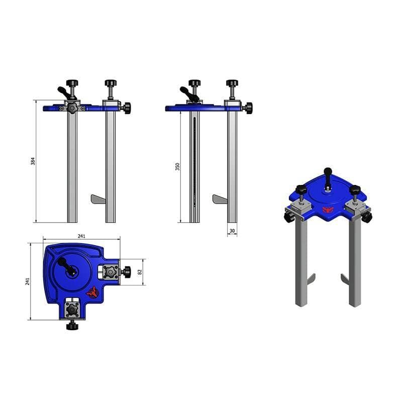 Aardwolf 90 Degree Corner Clamp Set - Heavy Duty Woodworking Clamps for Perfect Right Angle Joints - Ideal for DIY Projects, Furniture Making, and Carpentry Work