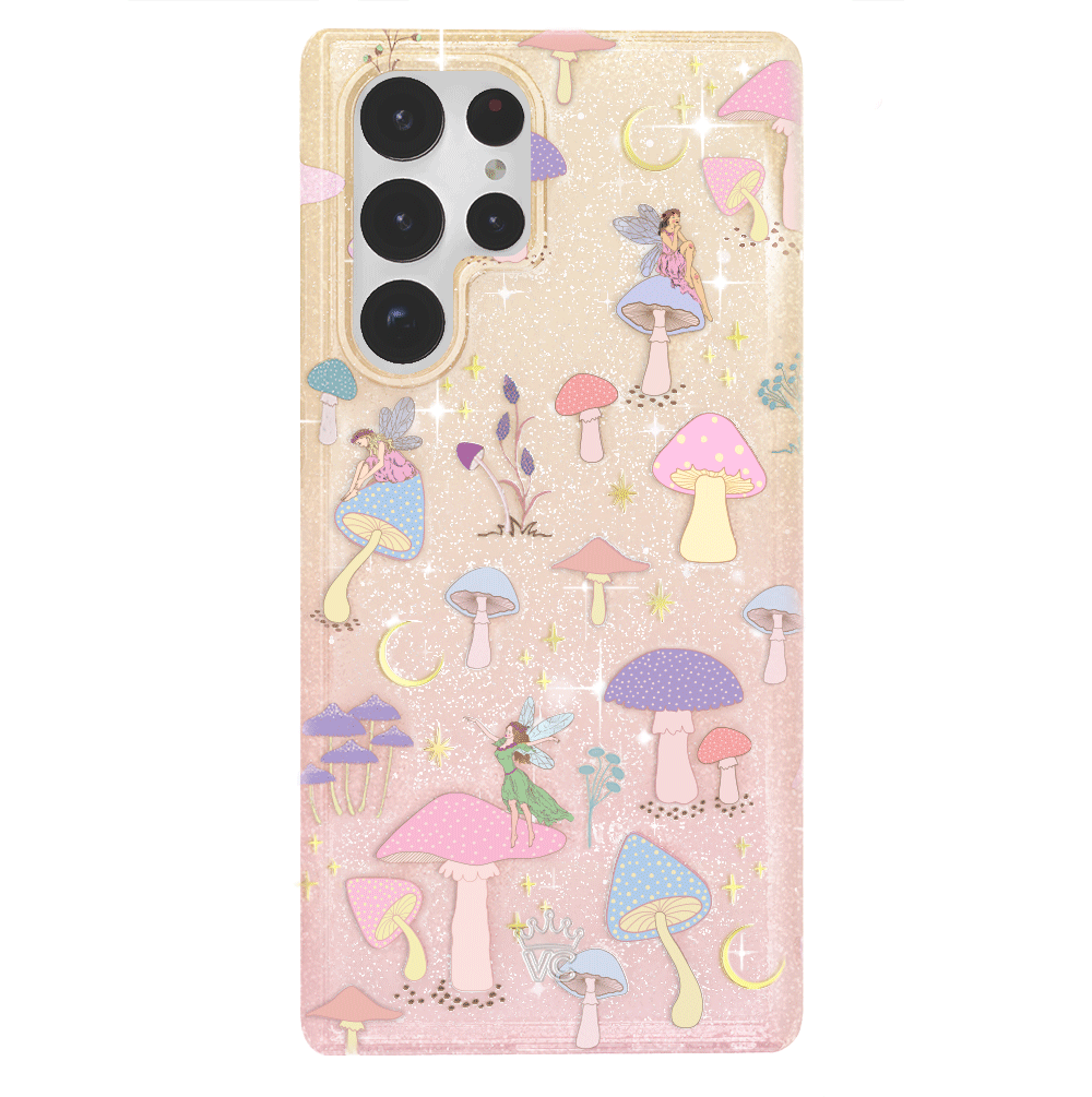 Enchanted Mushroom Galaxy Phone Case for Samsung - Protective & Stylish Cover for Daily Use, Outdoor Adventures & Trendy Aesthetics