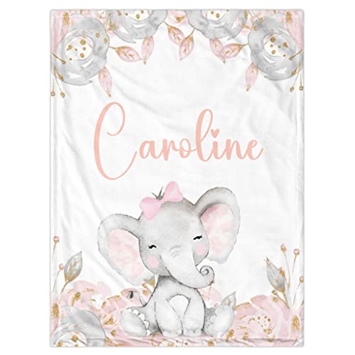 Flower and Cute Elephant