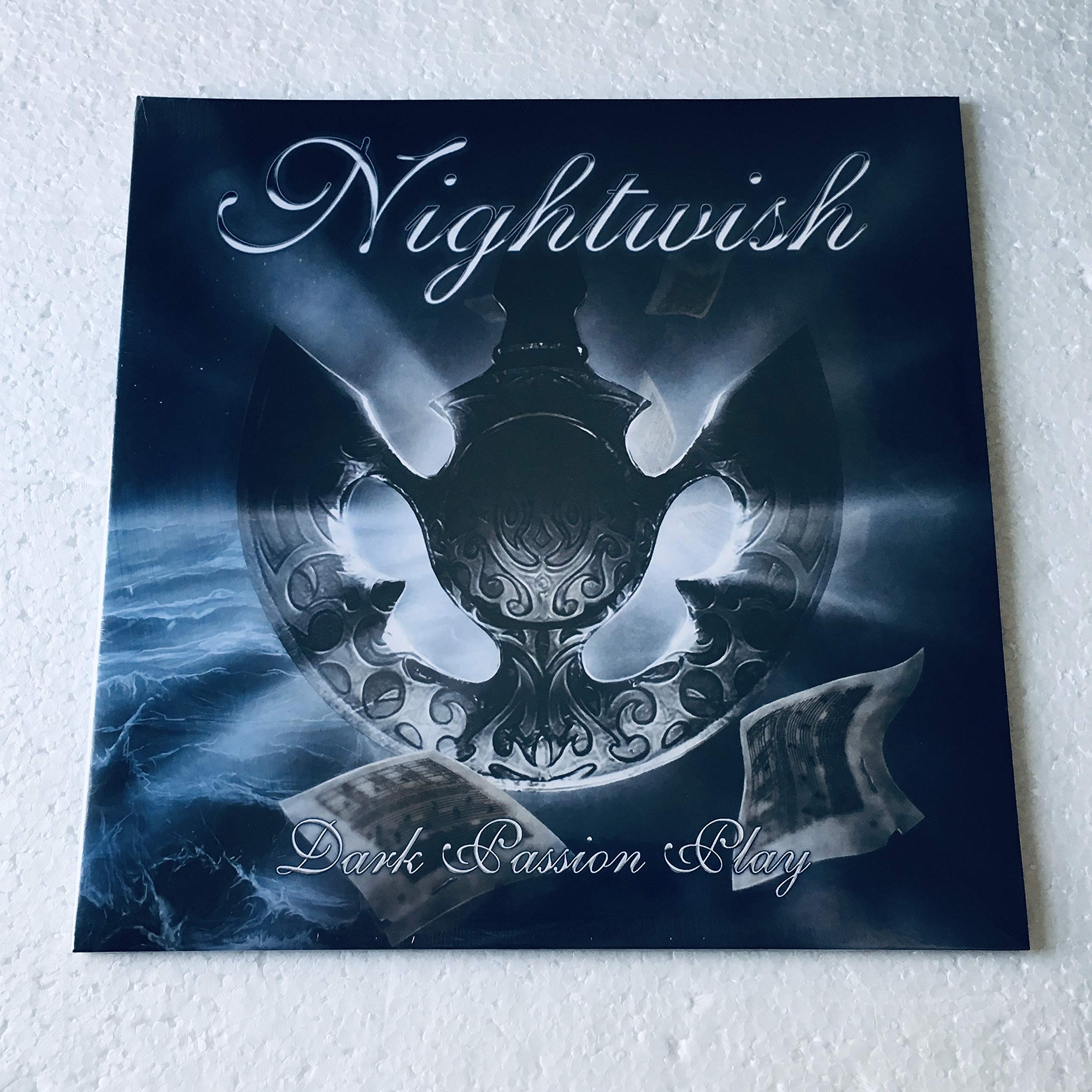 Dark Passion Play White with Blue Splatter Vinyl Record - Limited Edition Music Album for Collectors & Audiophiles - Perfect for Home Listening, Gifts & Music Enthusiasts
