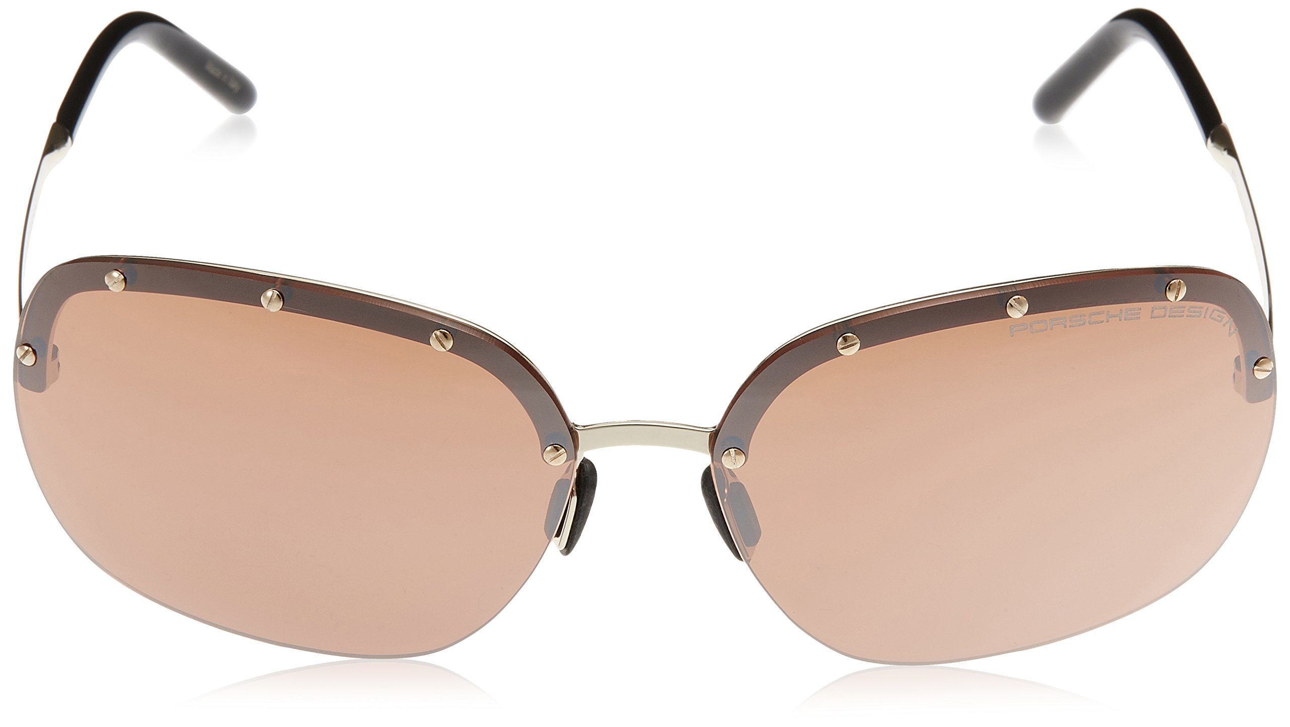 Porsche Design P8576 Polarized Sunglasses for Men & Women - UV Protection, Luxury Aviator Style - Perfect for Driving, Travel & Outdoor Activities