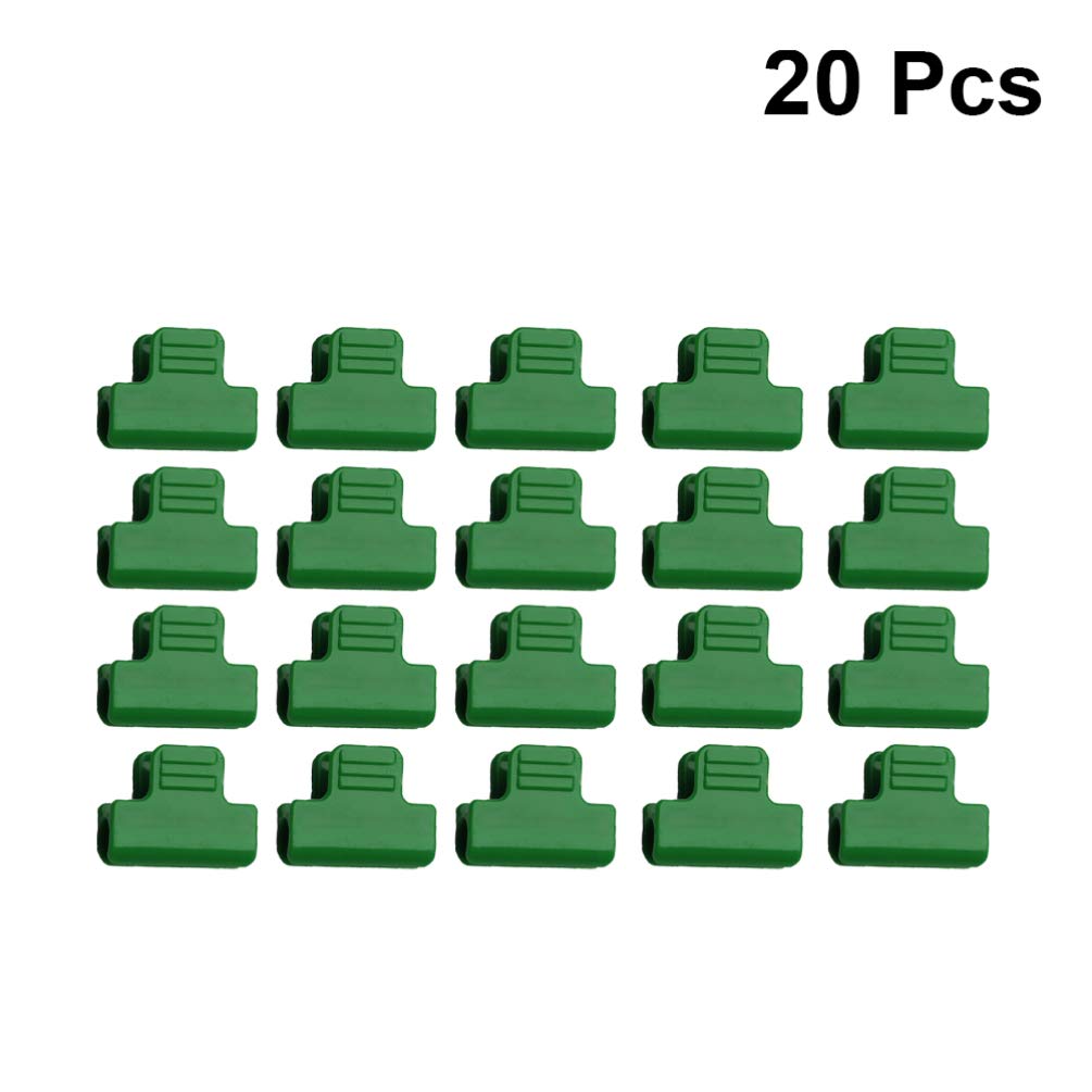 20PCS Greenhouse Insulation Clips - Heavy Duty Steel Wire Plant Support Clamps for Greenhouse Netting, Shade Cover & Film Fixing | Ideal for Gardening, Plant Grafting & Greenhouse Maintenance