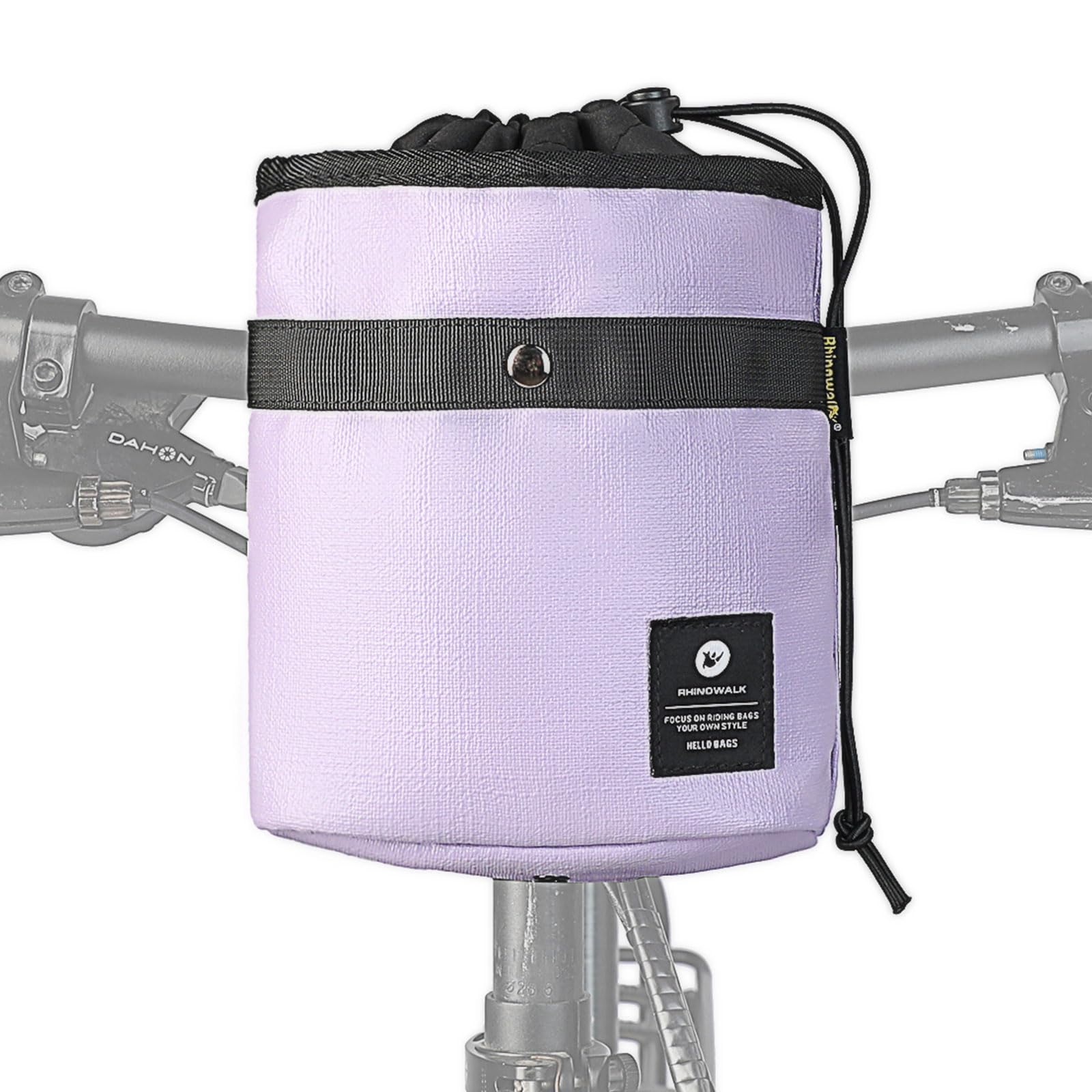 HUNTVP 3.5L Bike Handlebar Bag - Waterproof Cycling Front Bag for Mountain & Road Bicycles, Scooters - Adjustable Shoulder Strap for Crossbody Use - Perfect for Commuting, Outdoor Adventures & Daily Cycling Essentials Storage