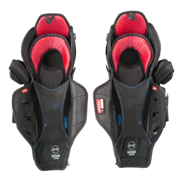 CCM Jetspeed FT6 Senior Hockey Shin Guards - Lightweight & Protective Shin Pads for Ice Hockey Players - Perfect for Competitive Games & Training Sessions