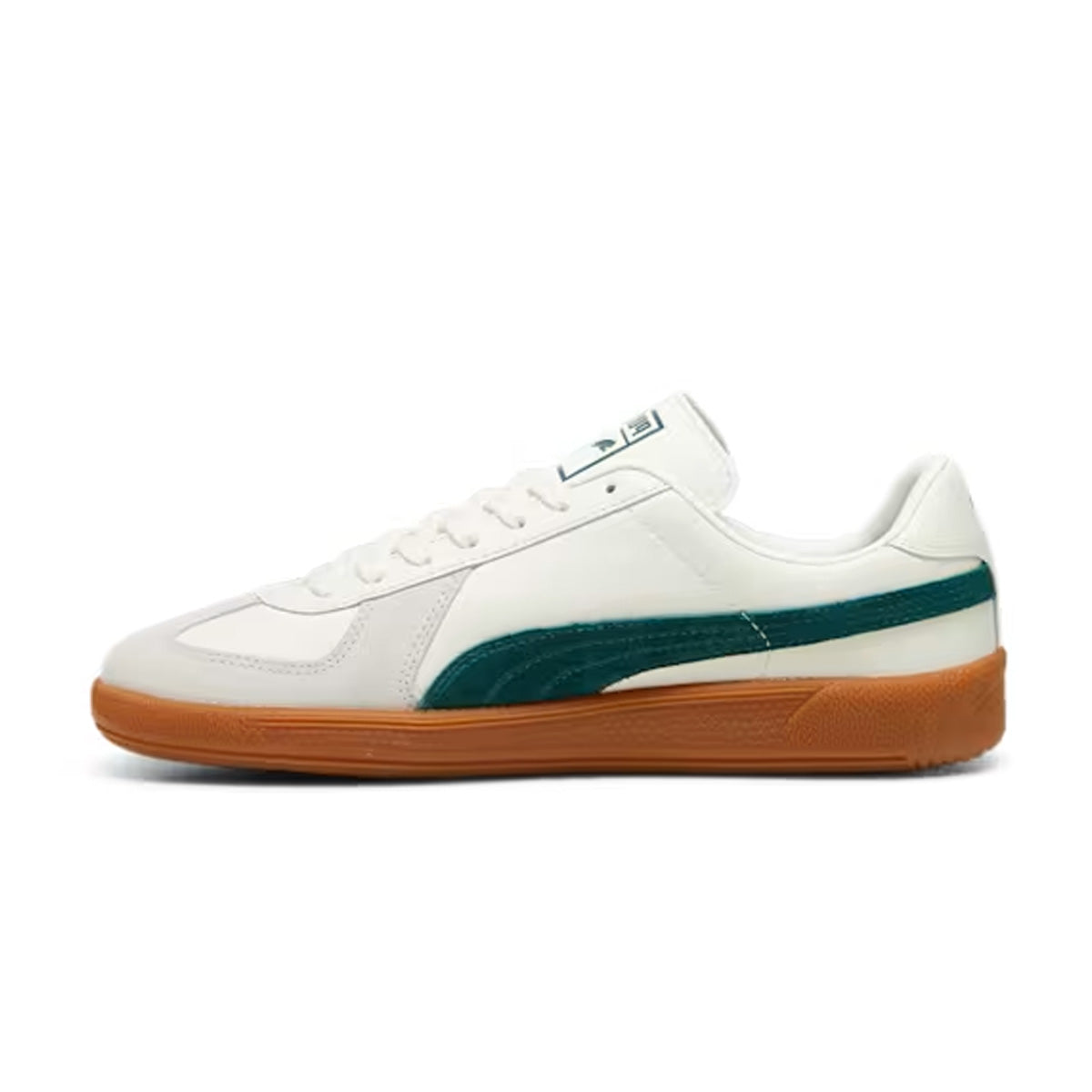 Army Trainer Sneakers - Warm White & Dark Myrtle Colorway | Comfortable Military-Style Shoes for Outdoor Hiking & Casual Wear