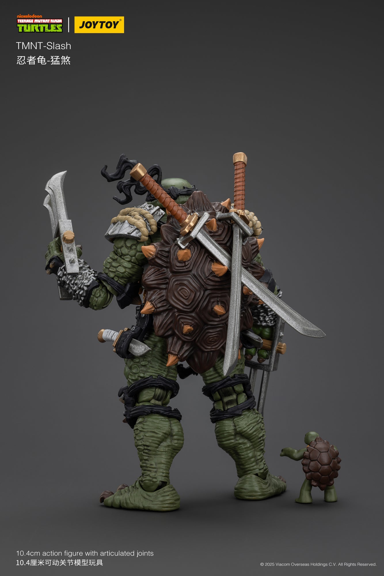 1/18 JOYTOY TMNT Slash & Tokka Action Figure Set - Collectible Ninja Turtle Villains for Display & Play - Perfect for TMNT Fans & Toy Collectors