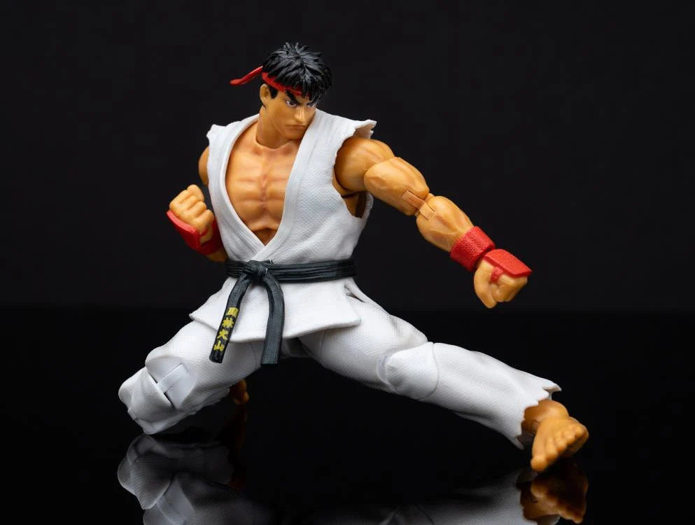 Ultra Street Fighter II: The Final Challengers - Ryu 1/12 Scale Collectible Action Figure with Articulated Joints | Perfect for Gaming Display, Anime Collections & Fighting Game Fans
