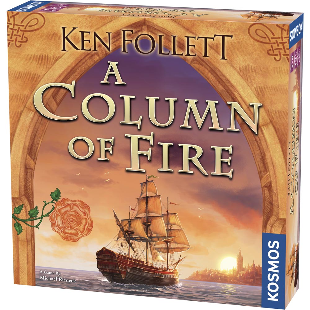 A Column of Fire: The Game - Historical Strategy Board Game for Adults | Based on Ken Follett's Novel | Perfect for Game Nights & History Enthusiasts