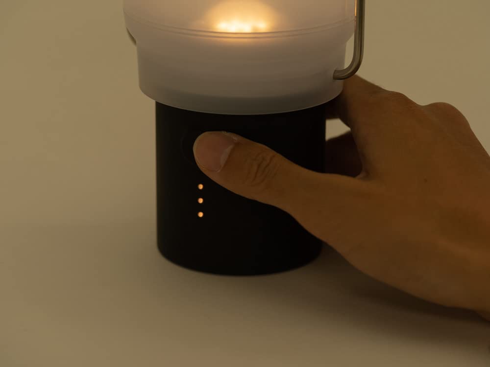 Snow Peak Mini Hozuki LED Camping Lantern - Rechargeable Battery Powered, Ultra Lightweight & Portable Outdoor Light - Perfect for Tent, Backpacking, Hiking and Emergency Use