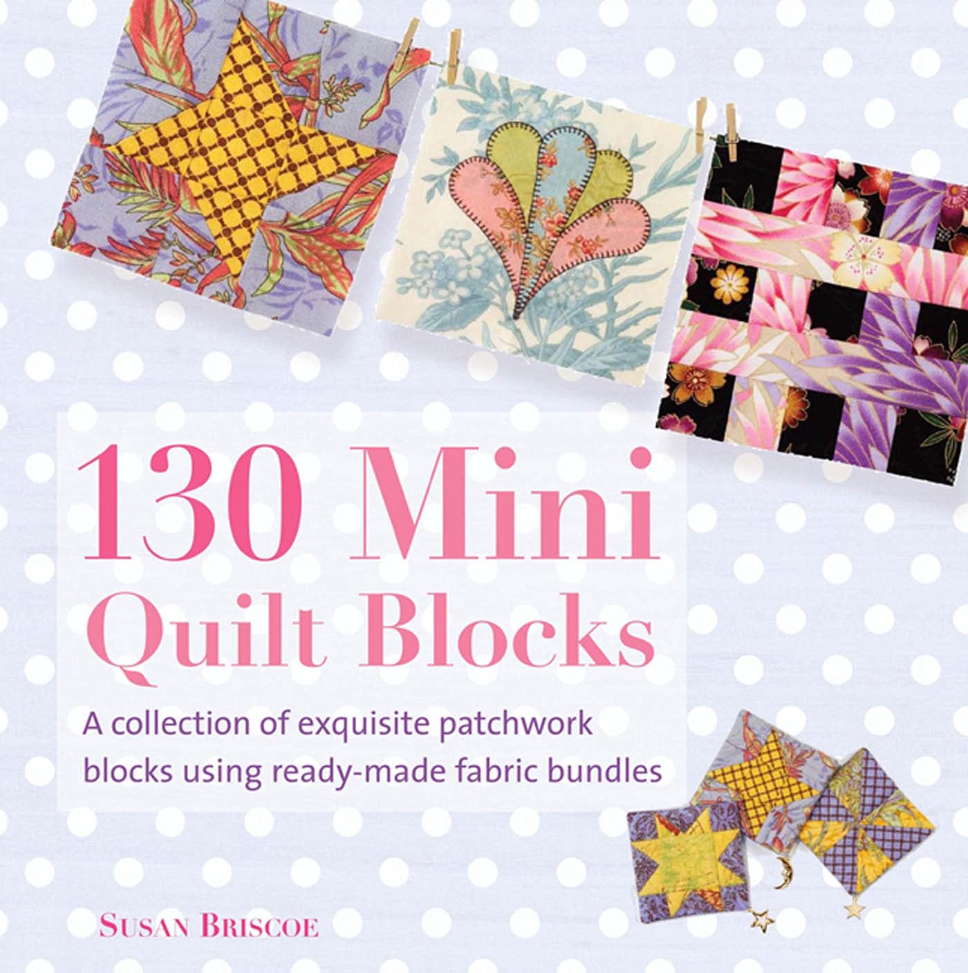 130 Mini Quilt Blocks - Premium Patchwork Fabric Bundle Collection for DIY Quilting Projects | Perfect for Scrap Quilts, Wall Hangings & Baby Blankets