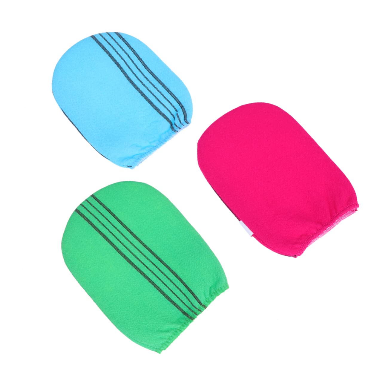 Healeved 6-Pack Exfoliating Shower Gloves for Men - Bath Scrubber Mittens, Body Exfoliator & Mud Rubbing Gloves - Perfect for Deep Cleansing, Spa Days & Dead Skin Removal