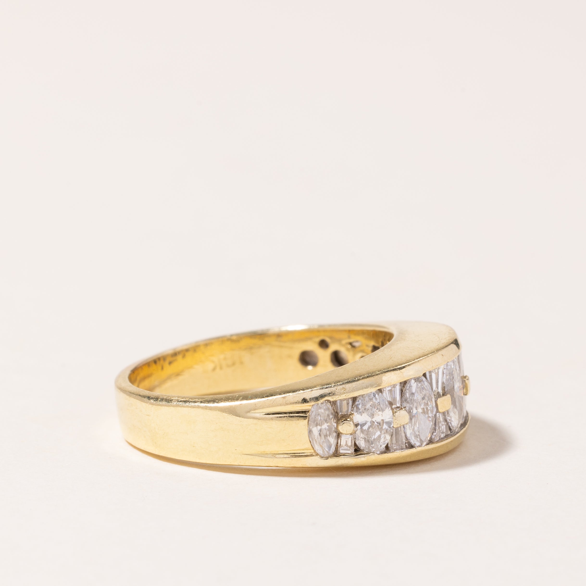 18K Yellow Gold Diamond Ring - 2.00 Carat Total Weight (CTW) | Size 9 | Elegant Engagement & Wedding Band for Women | Perfect for Proposals, Anniversaries & Special Occasions
