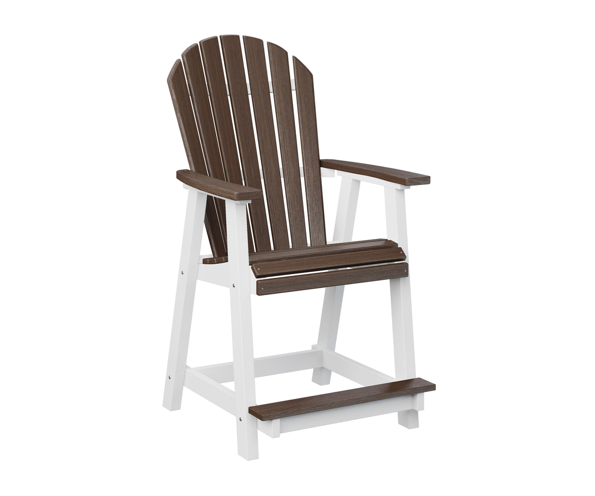Berlin Gardens Comfo Back Counter Chair - Comfortable Bar Stool for Kitchen Island, Breakfast Nook & Home Bar - Adjustable Height & Padded Seat