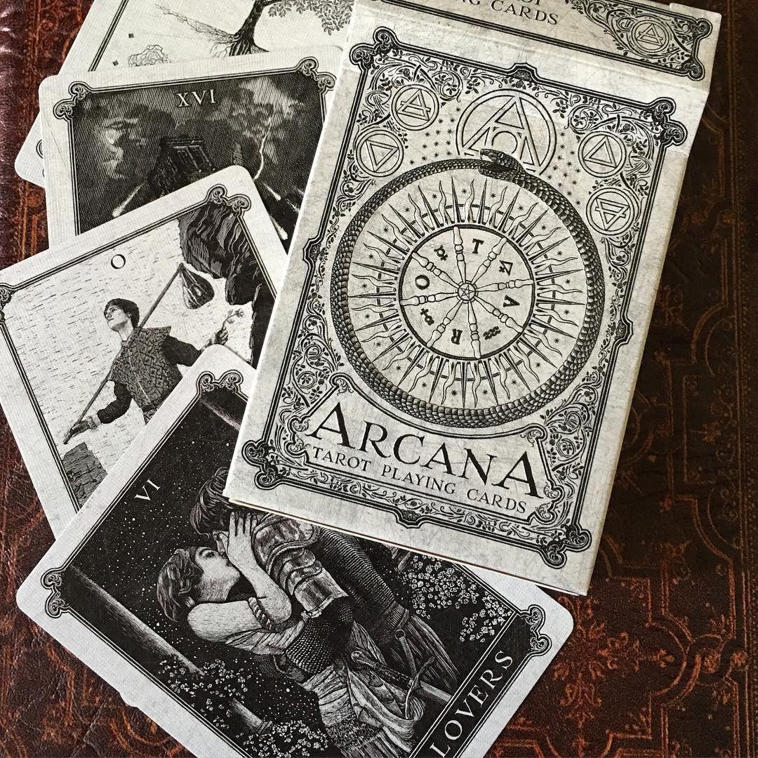 Arcana Tarot Cards Deck - 78 Card Classic Rider-Waite Style with Guidebook for Beginners & Professionals | Perfect for Divination, Meditation & Spiritual Growth