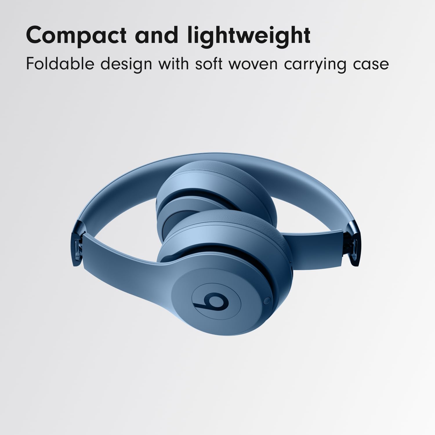 Beats Solo 4 Wireless Bluetooth On-Ear Headphones - 50H Battery, Apple & Android Compatible, Noise Isolation - Slate Blue - Perfect for Travel, Workouts & Commuting