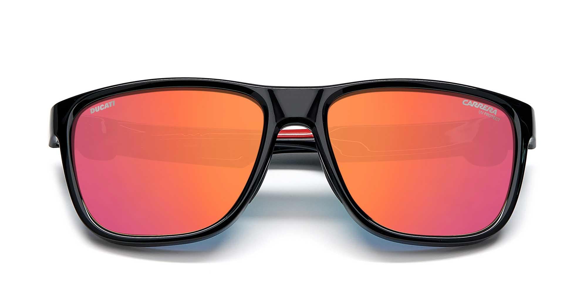 Ducati Carrera CARDUC 003/S Sunglasses - Motorcycle Racing Sunglasses for Men & Women - UV Protection Sport Shades for Cycling, Driving & Outdoor Activities