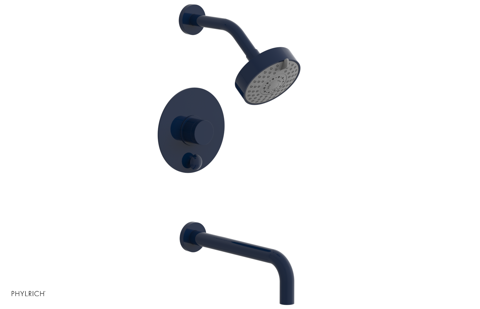 BASIC II 10 Pressure Balance Tub and Shower Faucet Set with 230 26 10 Valve - Perfect for Bathroom Renovation & Modern Home Upgrade