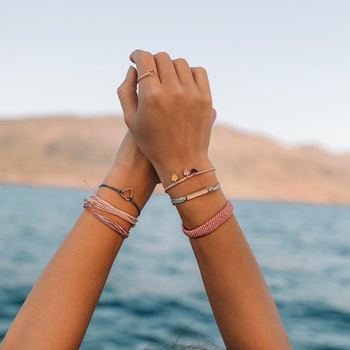 Open Heart Handmade Bracelet - 2 Color Options | Dainty Adjustable Boho Bracelet for Women | Perfect for Gifts, Date Nights & Everyday Wear