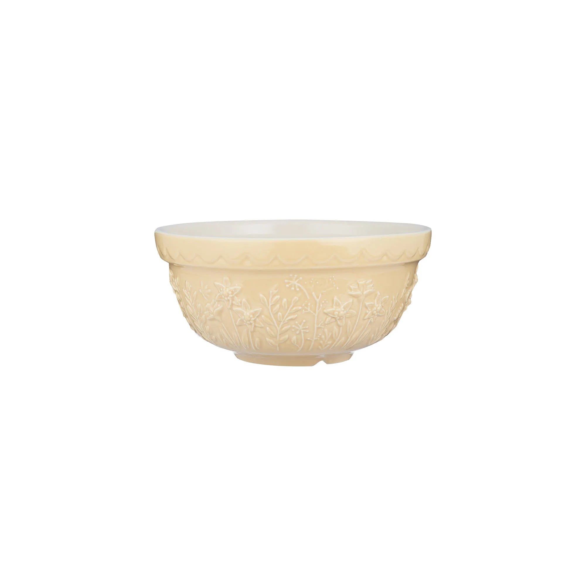 MASON CASH Mixing Bowl Set - Ceramic Mixing Bowls for Baking with Non-Slip Base & Pour Spout - In the Meadow Design - Perfect for Cake Mixing, Cookie Dough, and Food Prep - Ideal for Home Bakers & Professional Kitchens