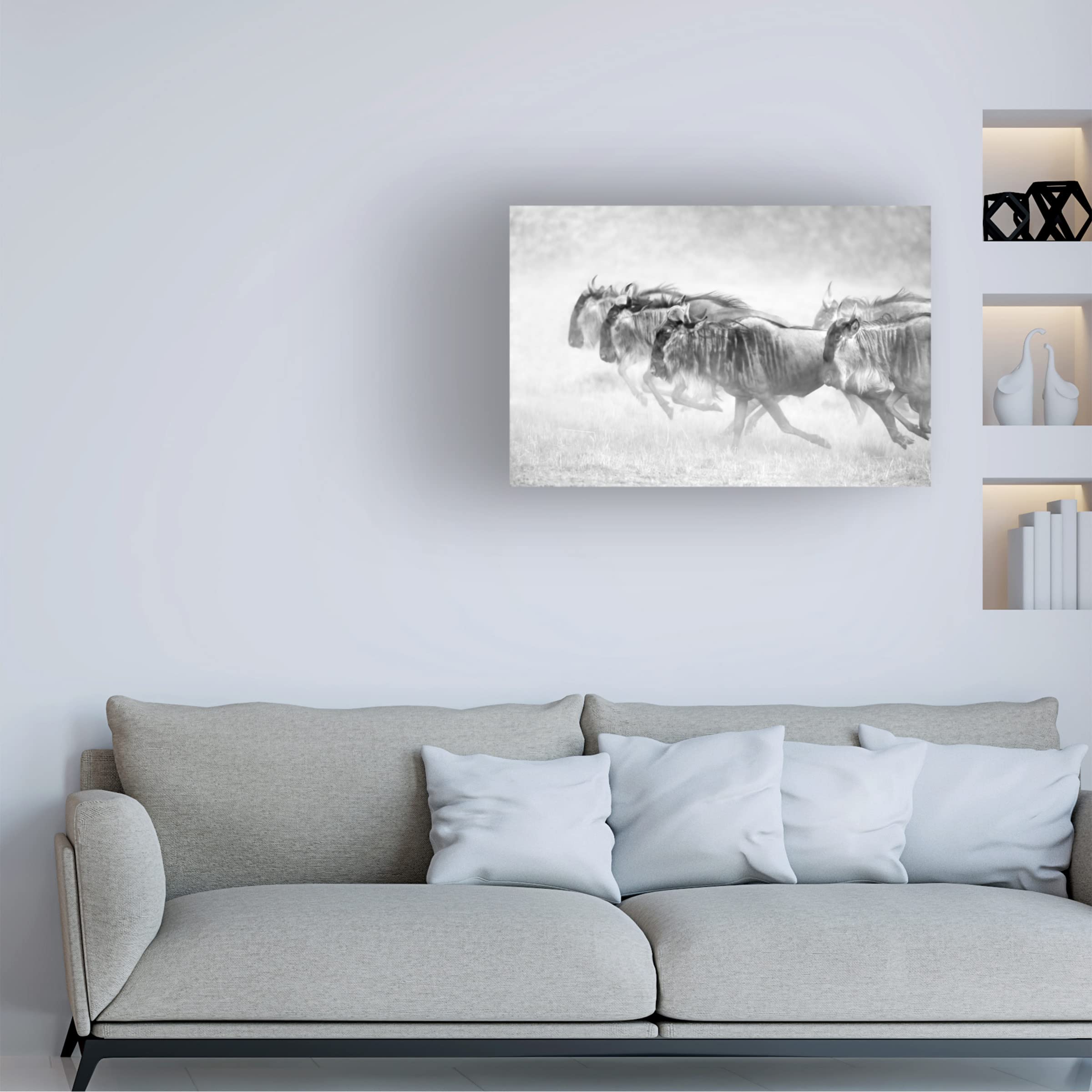 John Fan 'Unstoppable' Canvas Wall Art Print - Modern Inspirational Home Decor for Living Room, Bedroom & Office - Trademark Fine Art Collection