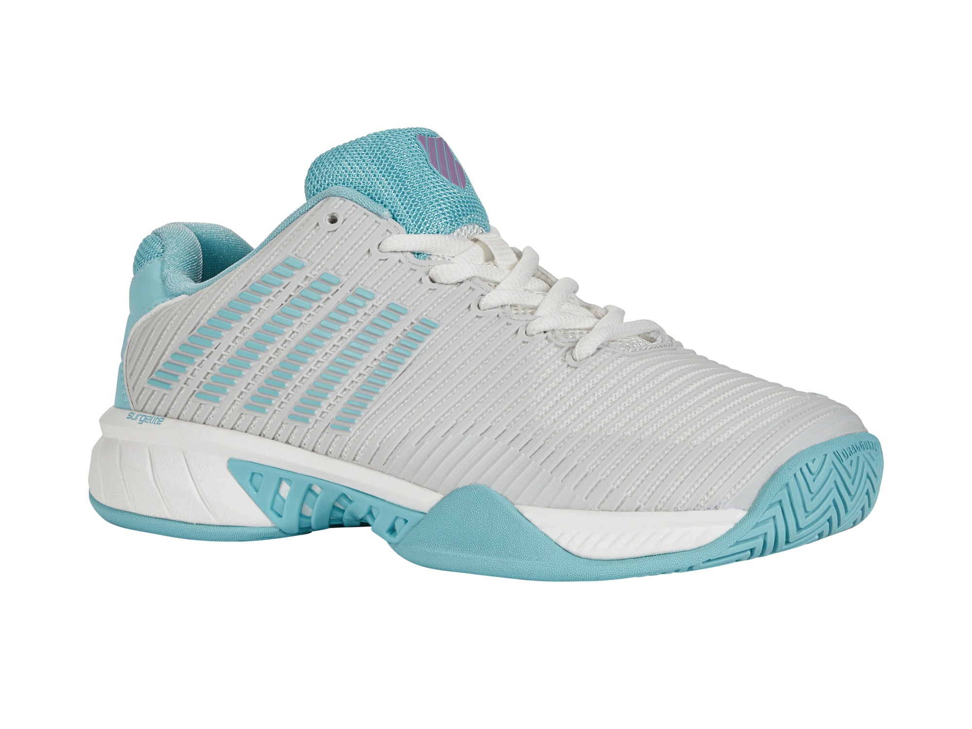 Hypercourt Express 2 Women's Running Shoes - Brilliant White/Angel Blue/Sheer Lilac | Lightweight & Breathable for Tennis, Gym & Daily Wear