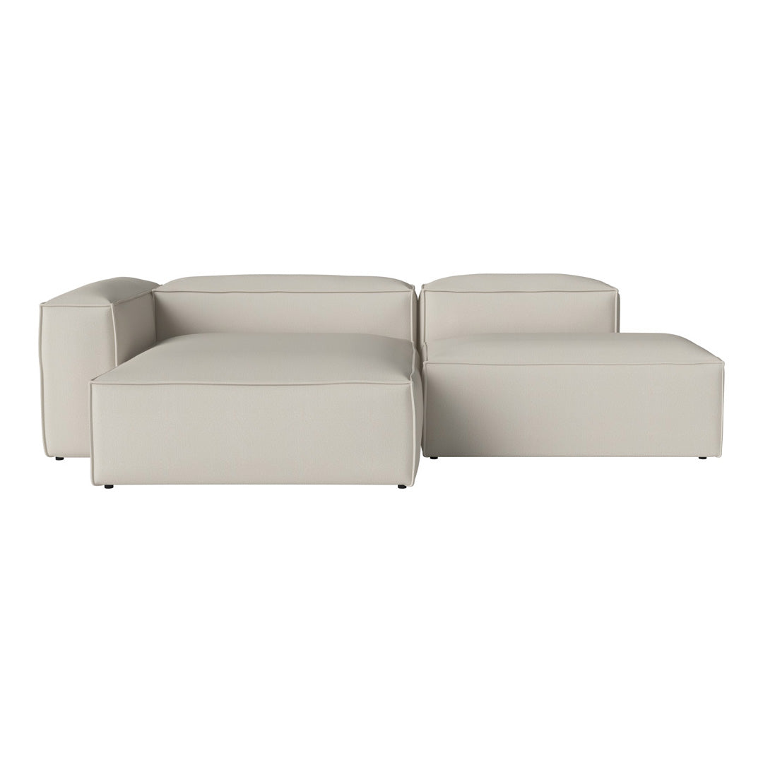 Cosima 2 Seater Sofa with Open End & Chaise - Modern Living Room Furniture for Small Spaces | Perfect for Apartments, Condos and Cozy Home Decor