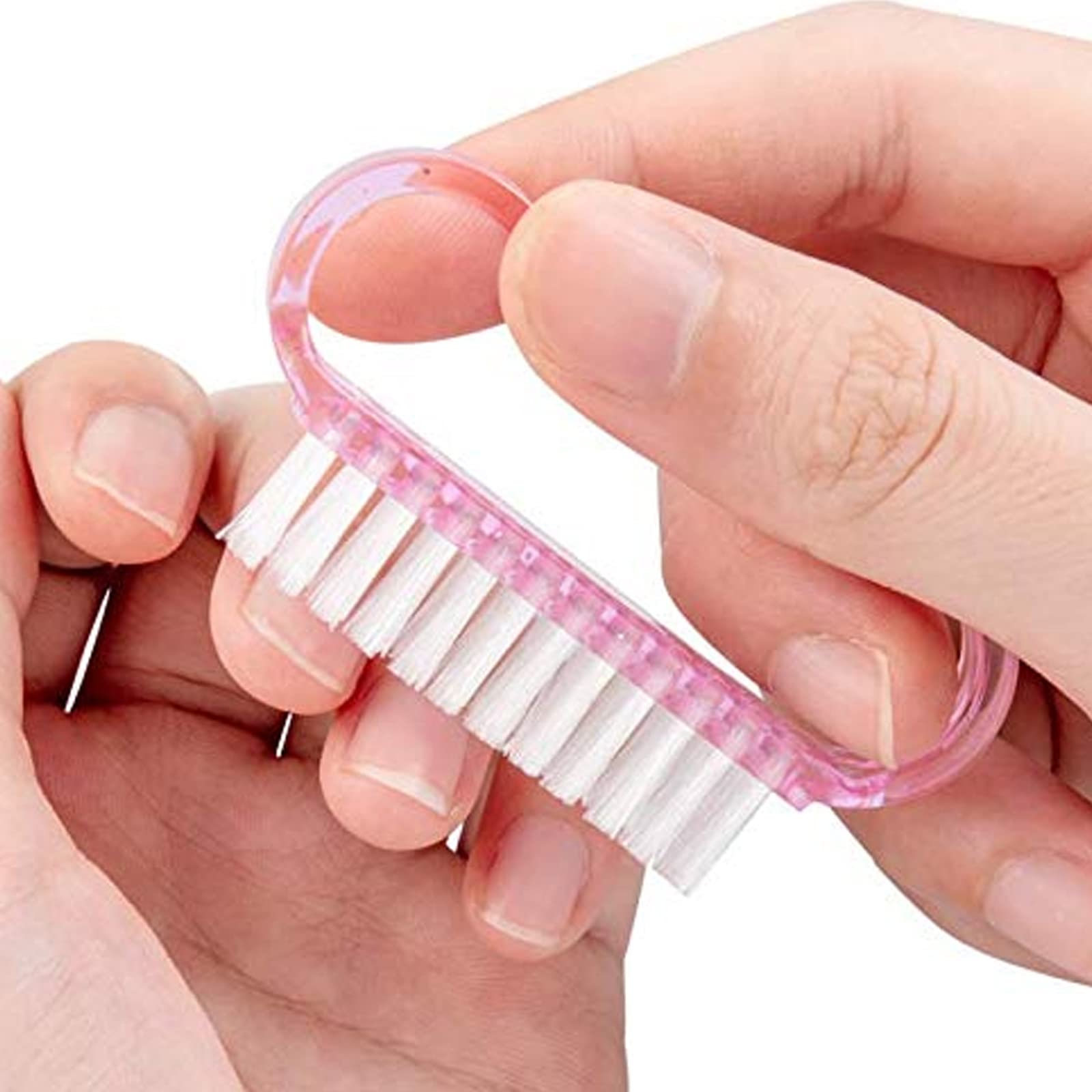 10 Pack Nail Brush Set - Durable Handle Grip Nail Cleaner for Hands & Feet, Pedicure & Manicure Scrub Brushes Kit for Men & Women - Perfect for Home Spa, Salon Care & Travel Hygiene