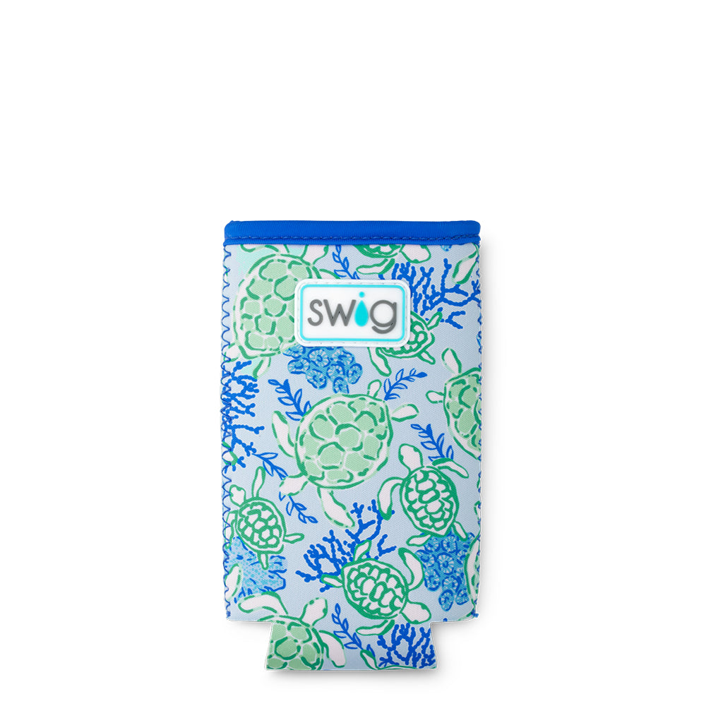 Shell Yeah Slim Can Cooler - Insulated Beverage Sleeve for 12oz Cans - Perfect for Beach, Pool Parties & Outdoor Adventures