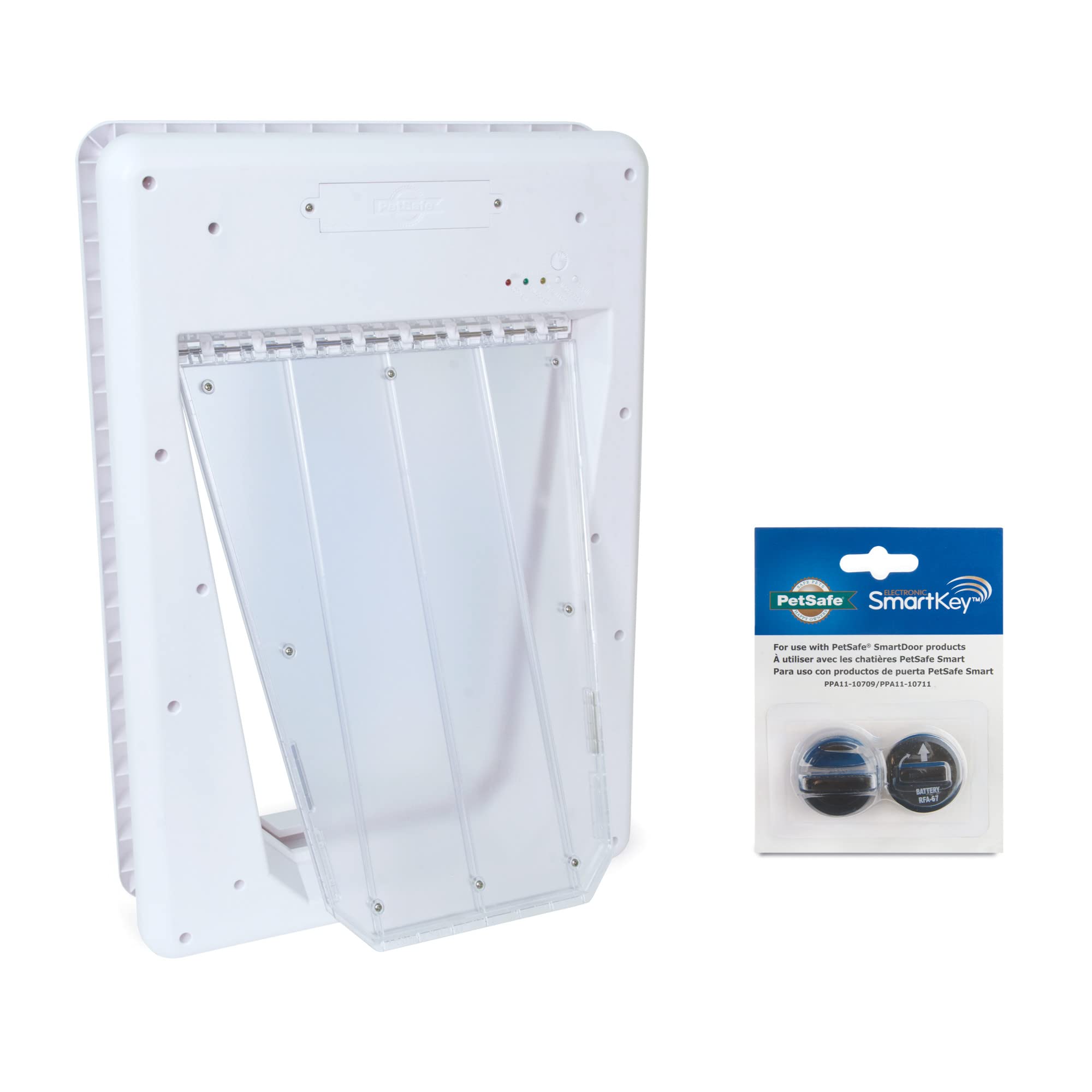 PetSafe Electronic SmartDoor - Automatic Pet Door for Dogs & Cats, Collar Activated - Fits Small to Large Pets - Perfect for Indoor/Outdoor Access & Home Security