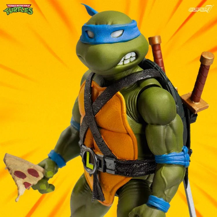 Teenage Mutant Ninja Turtles ULTIMATES! Leonardo Action Figure - Collectible TMNT Toy for Kids & Adults - Perfect for Display, Play & Gifts
