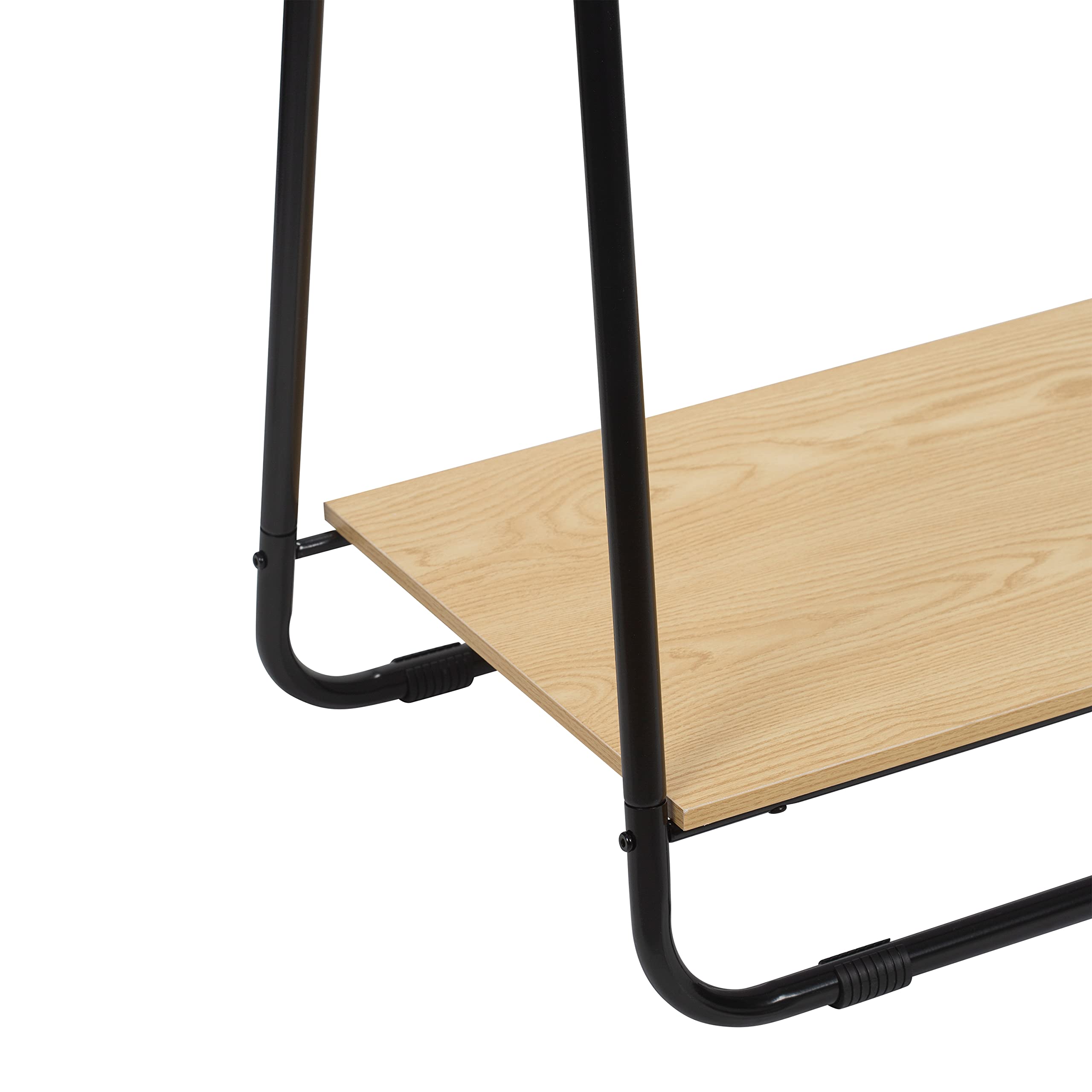 Space Saving Freestanding Garment Rack with Shelf - 35.63
