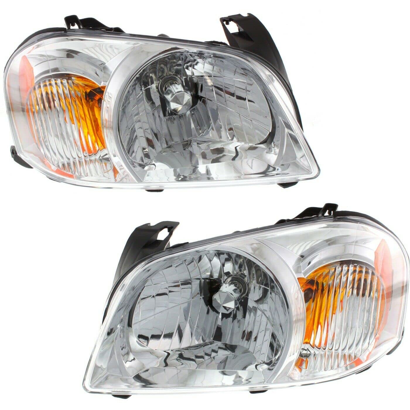 YYSYN Car Headlight Set - Compatible with EF9151030E, EF9151040E, MA2502131, MA2503131 - High Performance Replacement Headlights for Improved Night Driving Safety