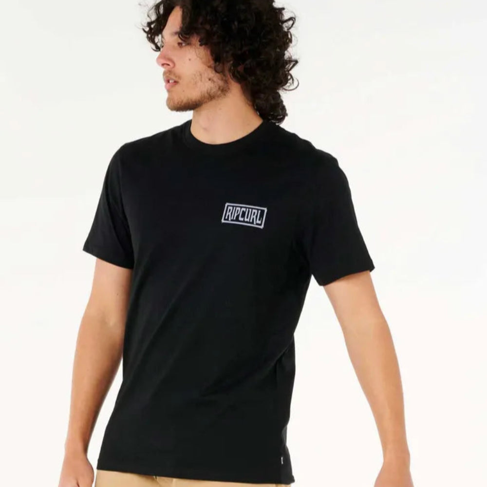 Rip Curl Men's Made For Tee - Comfortable Casual T-Shirt for Surfing, Beach & Everyday Wear | Quick-Dry Fabric for Active Lifestyles